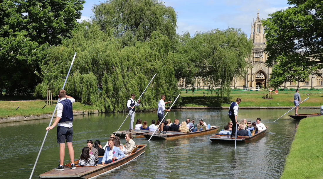 Harriet's partnered with the Traditional Punting Company Cambridge